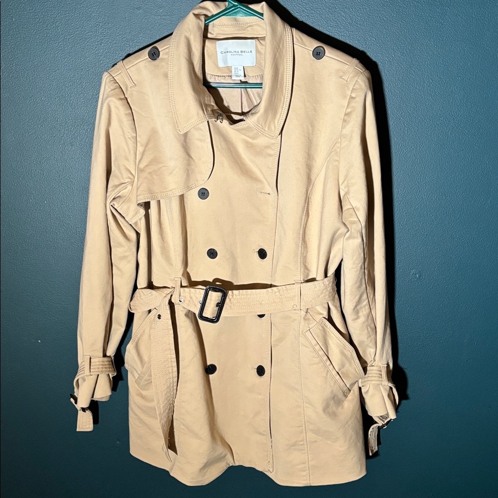 Carolina Belle Women’s Classy Trench Coat Size XL